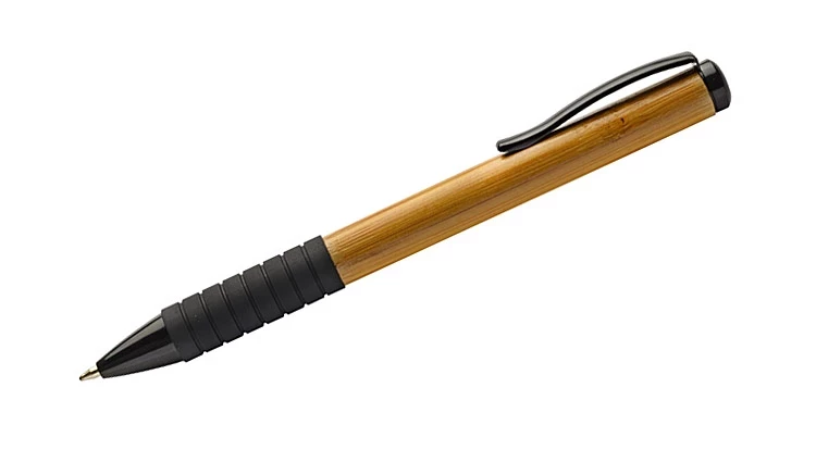 Stylo à bille en bambou RUB - marron