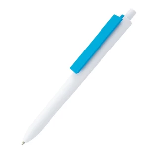 Stylo à bille Comet White - Bleu clair