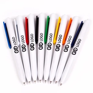 Stylo à bille Comet White - Vert
