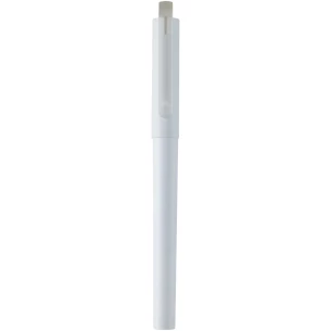 Stylo gel en plastique PET recyclé - Blanc