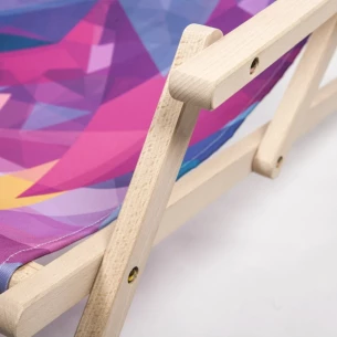 Chaise longue avec accoudoir