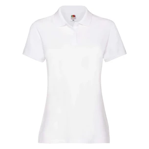Polo Premium pour femmes Fruit Of The Loom - Blanc