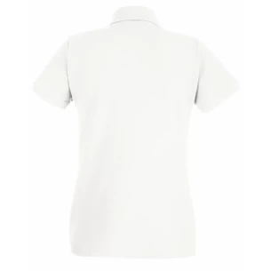 Polo Premium pour femmes Fruit Of The Loom - Blanc