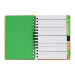 Carnet lisse Smile - Vert