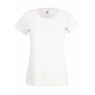 FOTL Lady-Fit Valueweight T-Shirt - Blanc