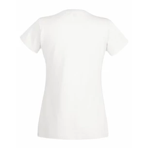 FOTL Lady-Fit Valueweight T-Shirt - Blanc