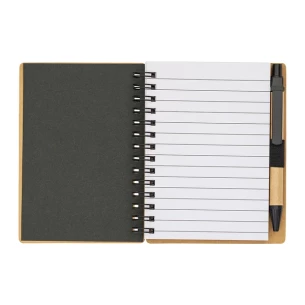 Carnet lisse Smile - Noir