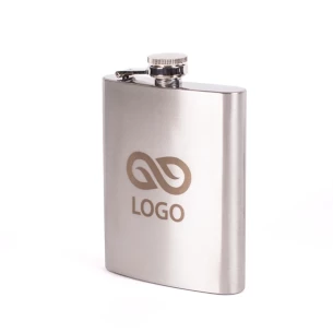 Flasque Alcool 200ml - Argent