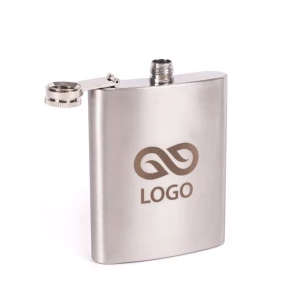 Flasque Alcool 200ml - Argent