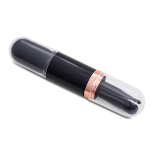Pinceaux de maquillage dans un étui Bella - Noir
