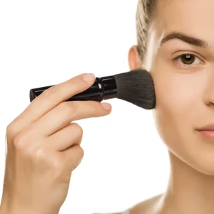 Pinceaux de maquillage dans un étui Bella - Noir