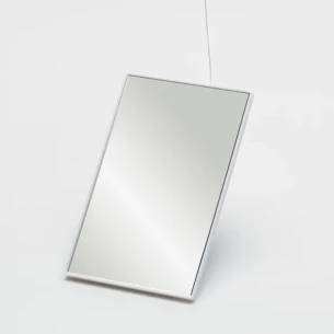 Miroir avec fil dentaire Looky - Blanc