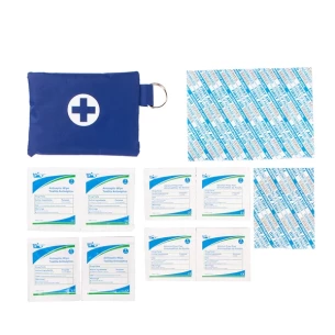 Trousse de premiers secours de voyage - Bleu