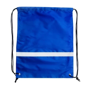 Sac de sport avec bande réfléchissante - bleu