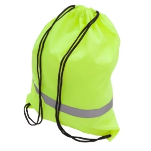 Sac de sport avec bande réfléchissante - jaune