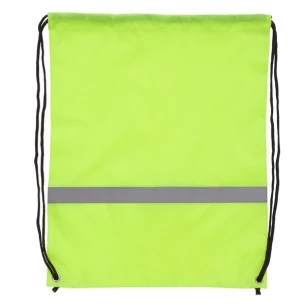 Sac de sport avec bande réfléchissante - jaune