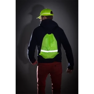 Sac de sport avec bande réfléchissante - jaune