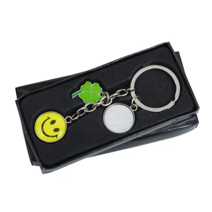 Porte-clés Luck en métal - Argent
