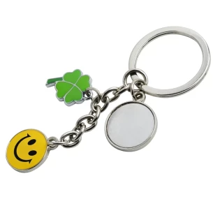 Porte-clés Luck en métal - Argent
