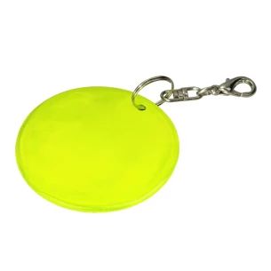Porte-clés réfléchissant Smile - Jaune