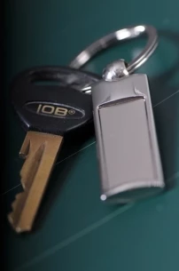 Porte-clés en métal Legend - Argent