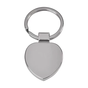Porte-clés métal Stout Heart - Argent