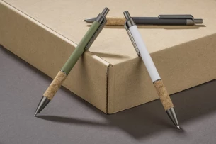 Stylo à bille KUBOD - Blanc