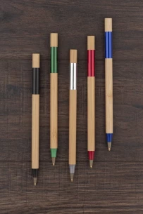 IXER stylo en bambou - Bleu