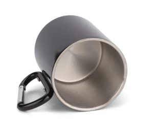 Mug CAMP avec mousqueton - Noir
