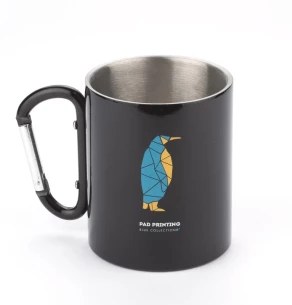Mug CAMP avec mousqueton - Noir