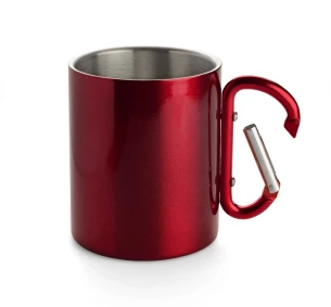 Mug CAMP avec mousqueton - Rouge