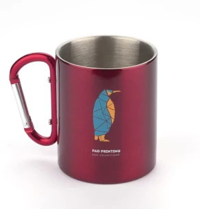 Mug CAMP avec mousqueton - Rouge
