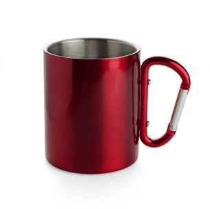 Mug CAMP avec mousqueton - Rouge