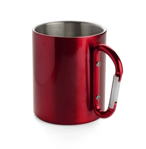 Mug CAMP avec mousqueton - Rouge