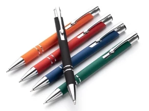 Stylo à bille Cosmo Rubber - Noir