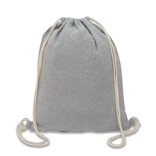Sac à dos en coton 340 g/m2 Preston - Gris