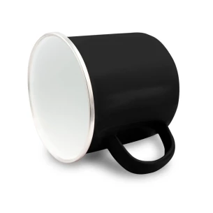 Tasse en émail Taeris - Noir