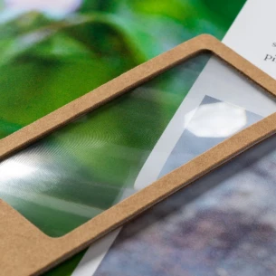Loupe en carton recyclé - neutre