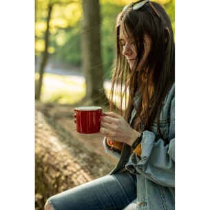 Tasse en émail Taeris - Blanc