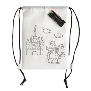 Sac à dos pour crayons de couleur White Line - Blanc
