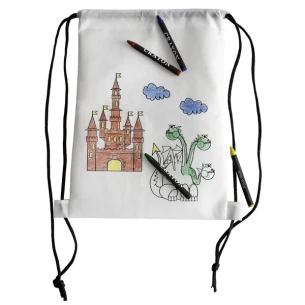 Sac à dos pour crayons de couleur White Line - Blanc