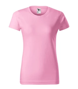 T-shirt basique pour dames - Rose clair