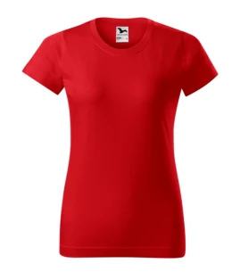 T-shirt basique pour femmes - Rouge