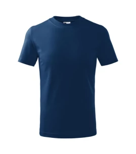 T-shirt Basic pour enfants - Bleu foncé