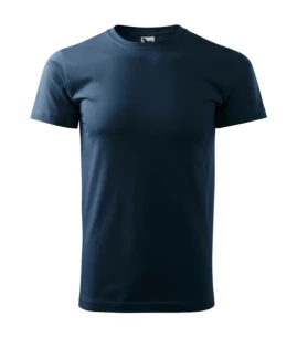 T-shirt basique hommes - Bleu marine