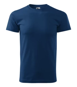 T-shirt basique hommes - Bleu foncé