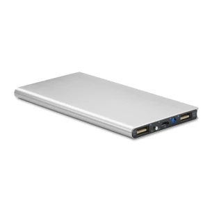 Banque d'alimentation 8000mAh - POWERFLAT8 - Silver