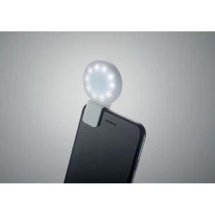 Lampe LED pour selfie avec clip - PINNY- blanc