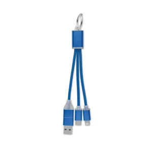 Kabel ładujący 4 w 1 typu C - BLUE - Niebieski