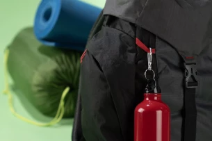 Bouteille en aluminium TREKO 500 ml - Rouge